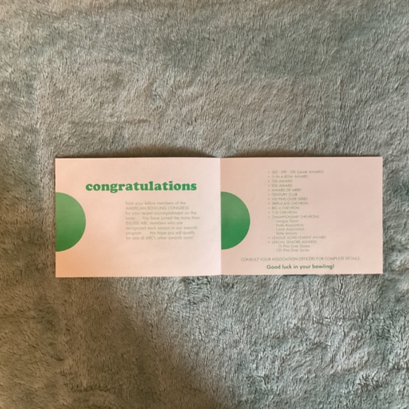 NEW Vintage ABC Century Club 100 Pins Over Average Bowling Patch Sew On - Picture 6 of 8